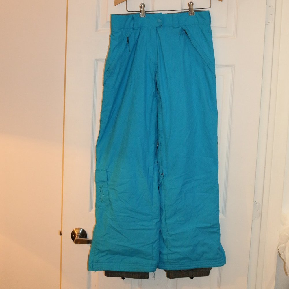 Powder Room Core 5000mm Ski/Snowboard snow Pants Small Blue cold weather VGUC